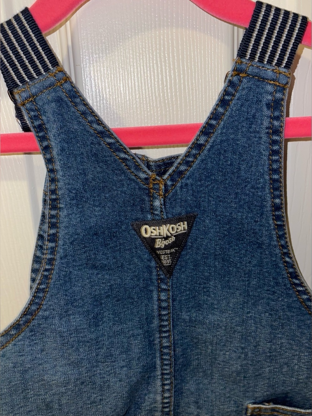 Oshkosh B’Gosh boys bib overalls 18 months denim - Picture 6 of 6
